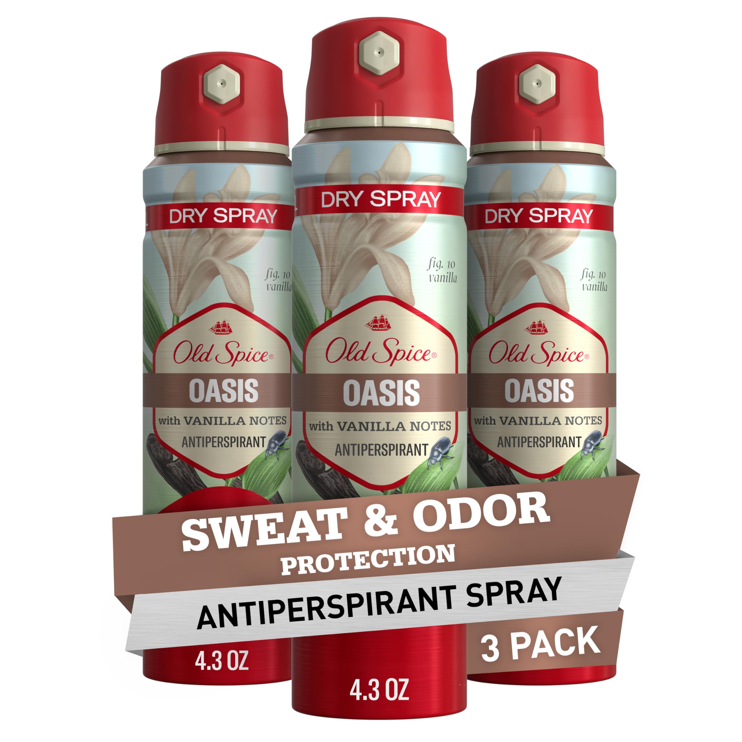Amazon.com : Old Spice Dry Spray Antiperspirant Deodorant for Men